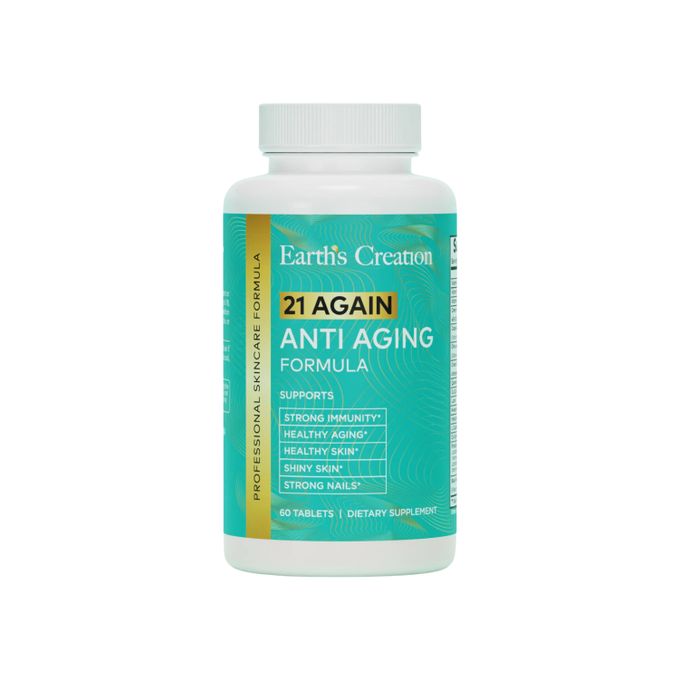 Earth's Creation 21 Again Anti-Aging Formula X60 Capsules