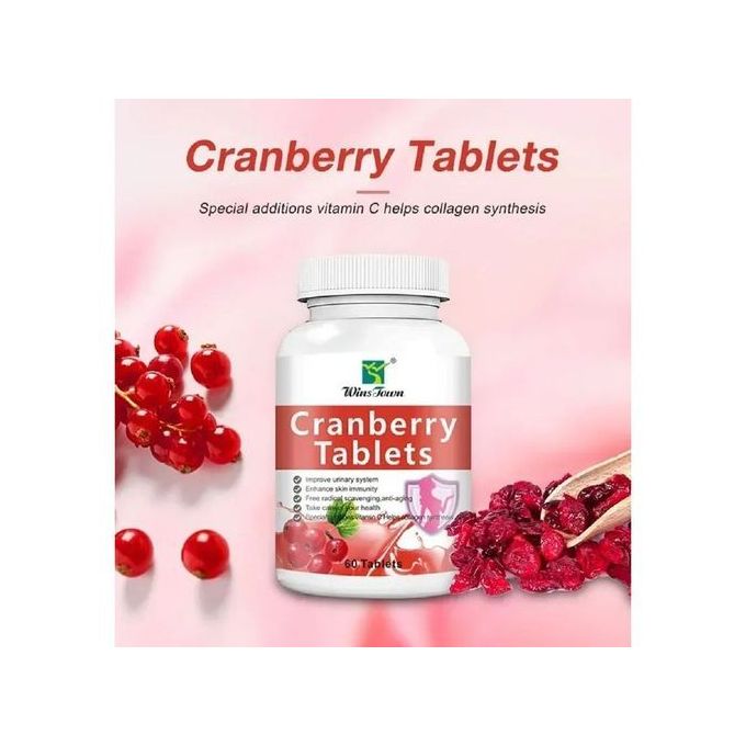 Cranberry Candy Tablets (UTI) cranberry products may decrease the risk of recurrent symptomatic urinary tract infections (UTIs) in women by about 25 %.  • One small uncontrolled study found women taking a cranberry-extract supplement had fewer UTIs over 6 months compared to the previous 6 months. 